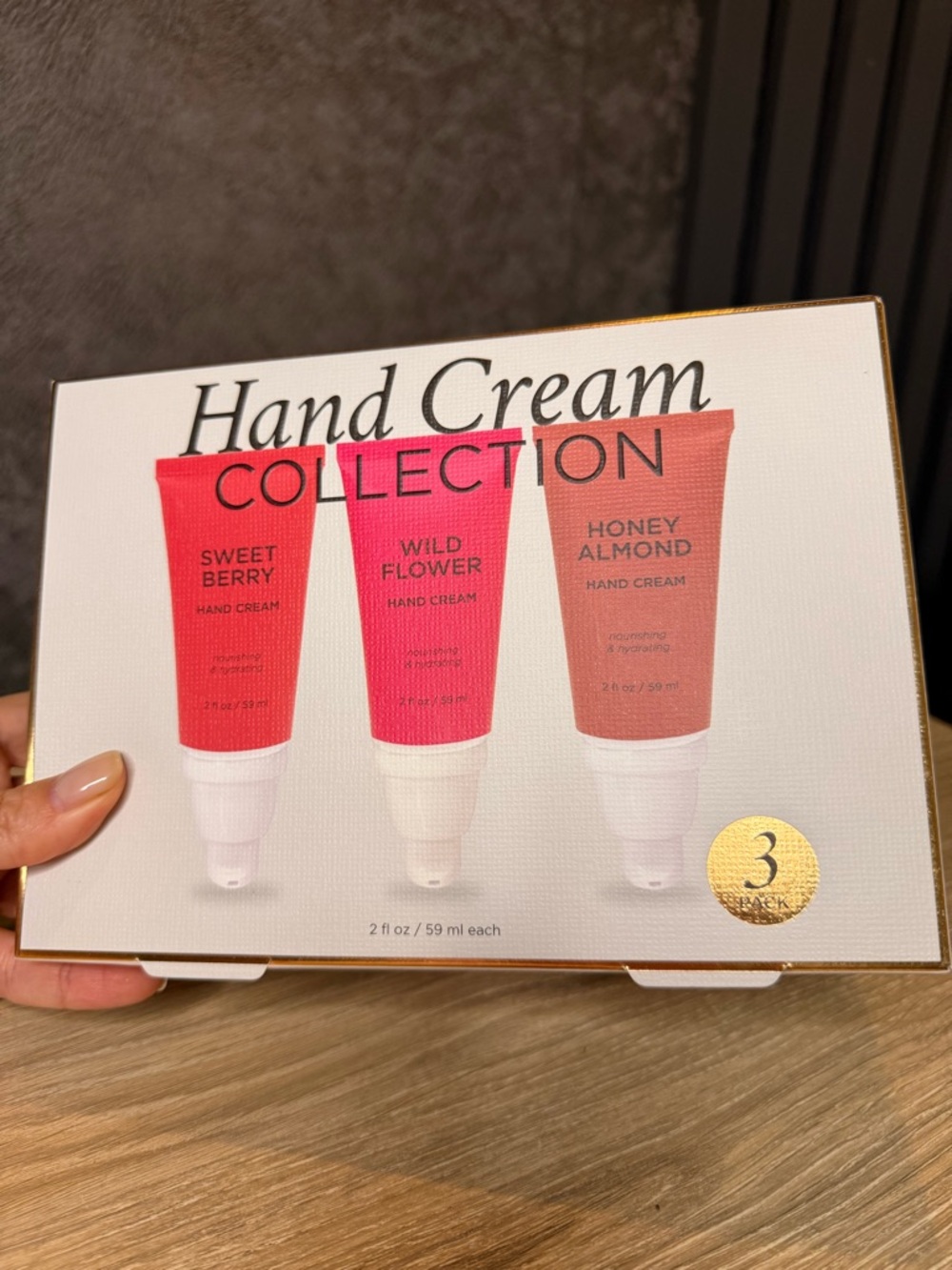 Hand Cream Collection - Sweet Berry, Wild Flower & Honey Almond (3-Pack)